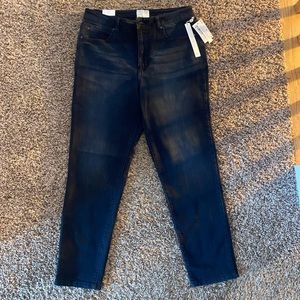 Caslon high waisted jeans size 12 NWT